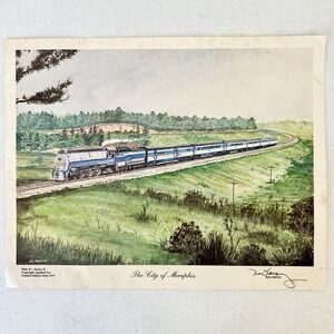 Ron Flanary the city of Memphis limited edition print 1979‎ Plate II Series IV